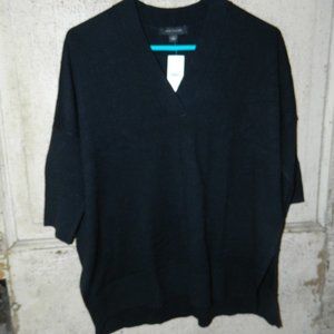 Ann Taylor Silk Blend Pullover V Neck Top Size XS NWT (JJ-28)
